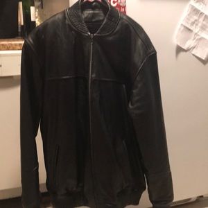 Black  xl Genuine leather Coat